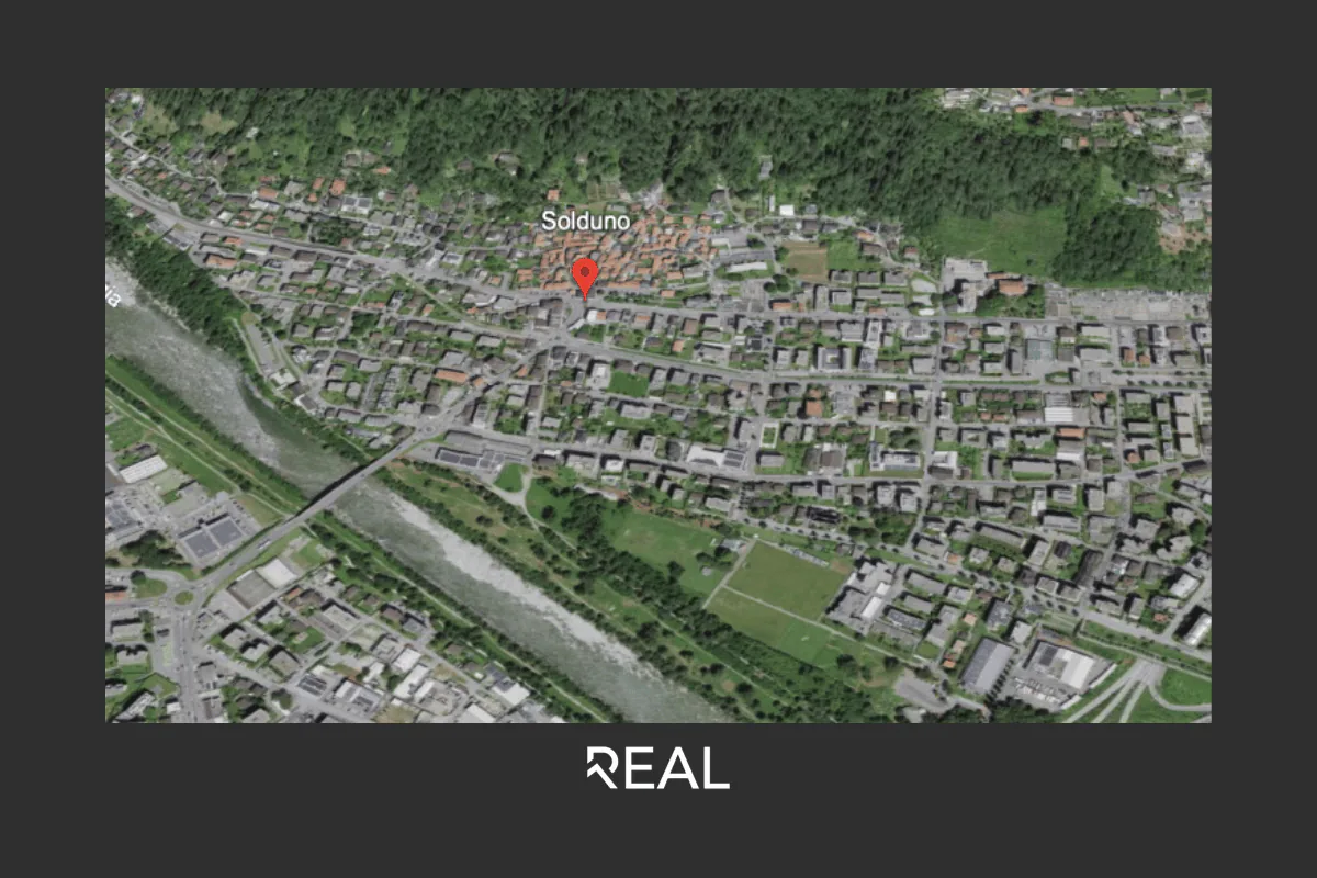 Bauland in Solduno - zentrale Lage wenige Schritte vom Fluss