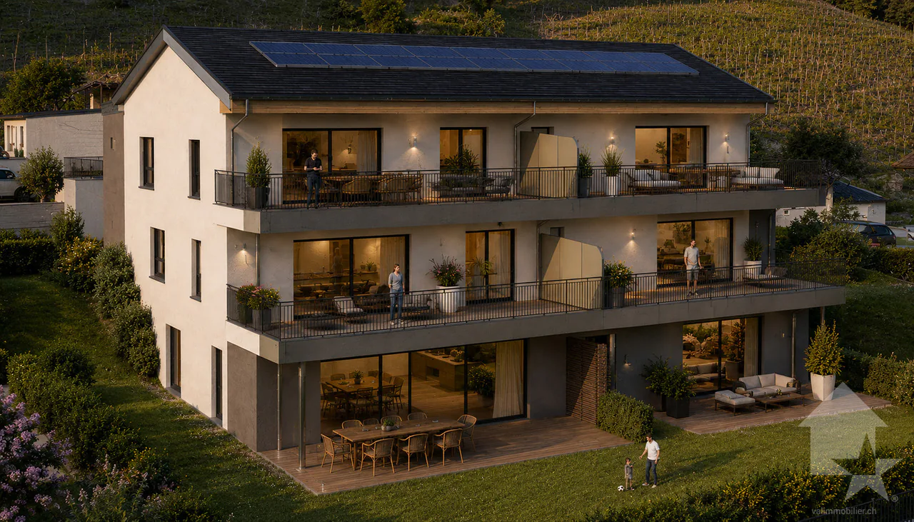 Magnifique appartement en attique de 2.5 pièces, de 72 m²