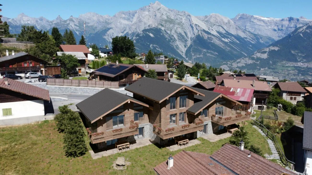 3 Chalets auf Plan in Haute-Nendaz