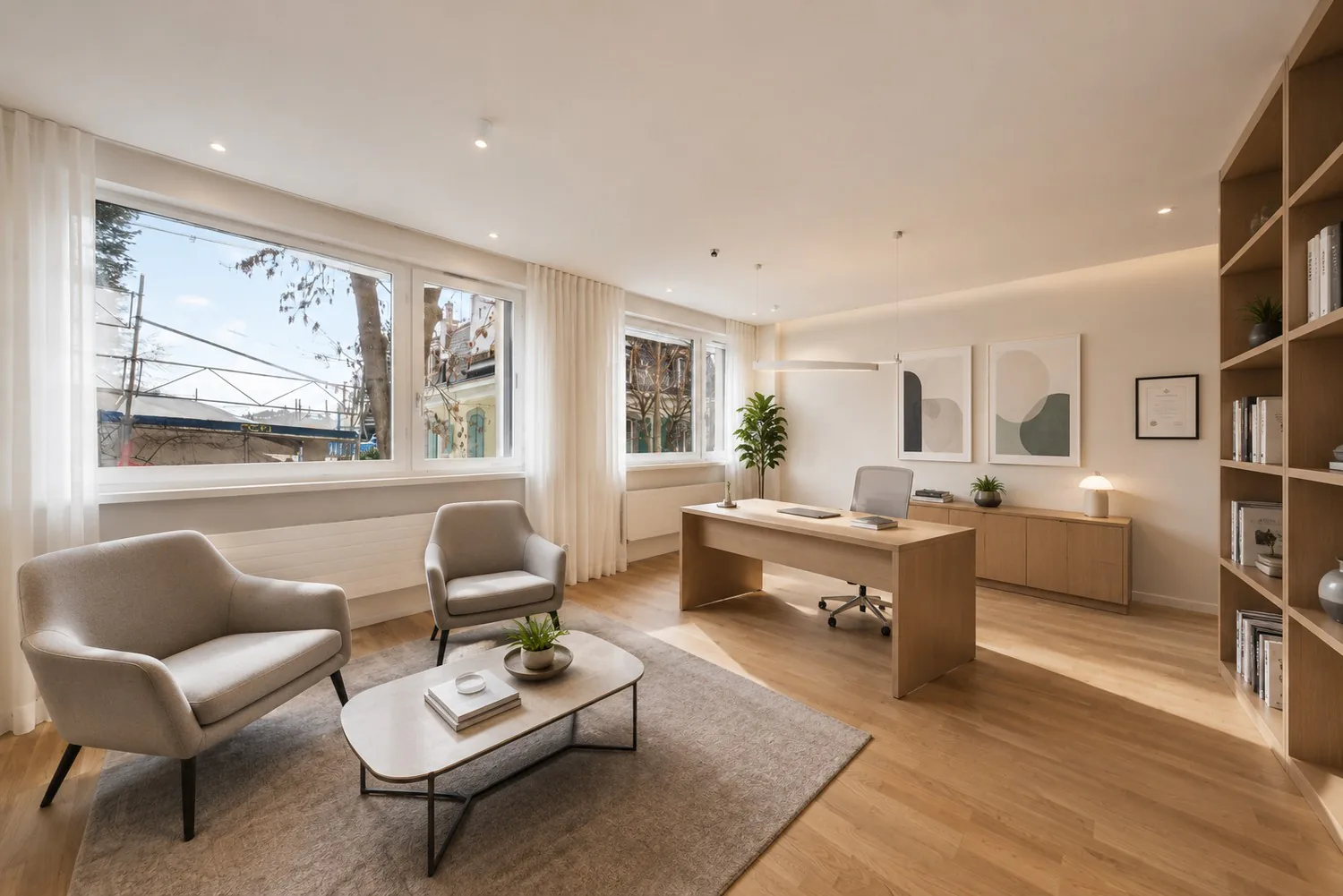 3 Büros zur Miete, von 48m2 bis 119m2, im Herzen von Lausanne