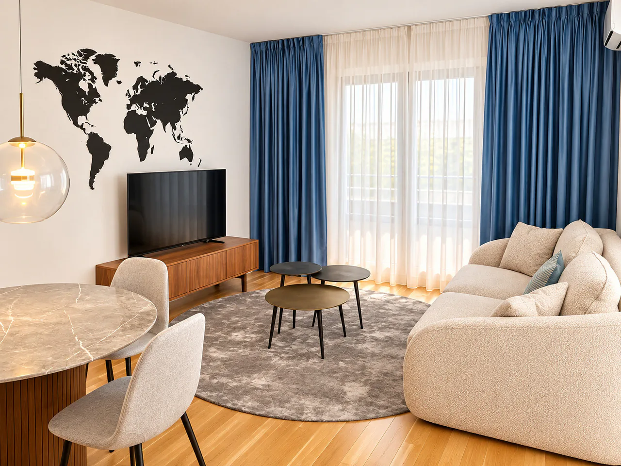 Lugano centro - Elegante appartamento arredato di 2.5 locali
