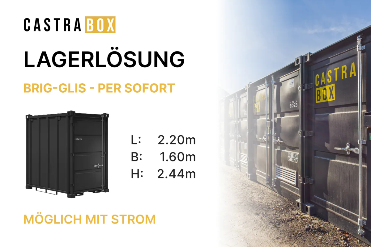 CASTRABOX à Brigue-Glis - une solution de stockage pratique et sûre