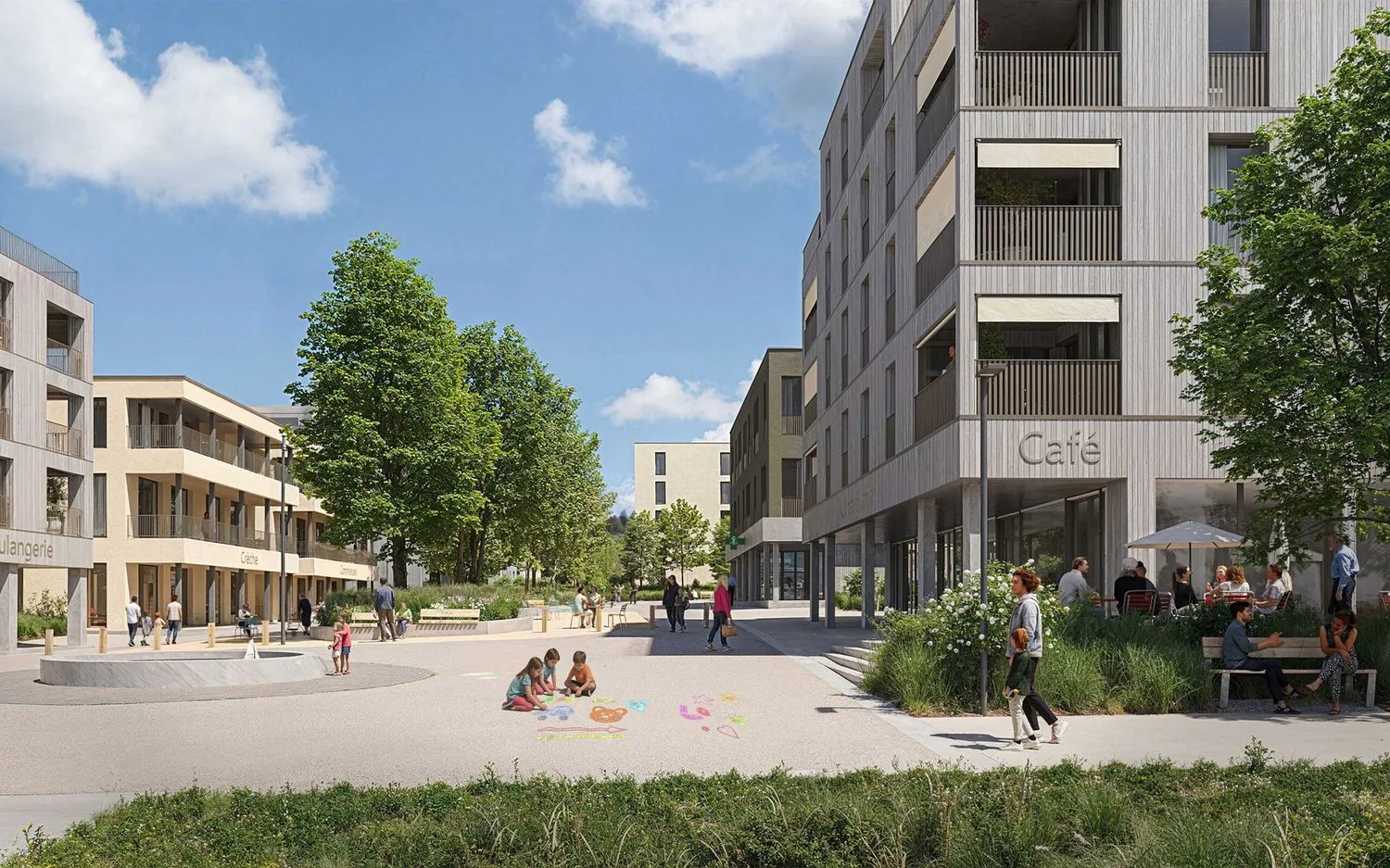 4.5 pièces avec 99 m² de terrasses : l'espace extérieur dont vous rêve