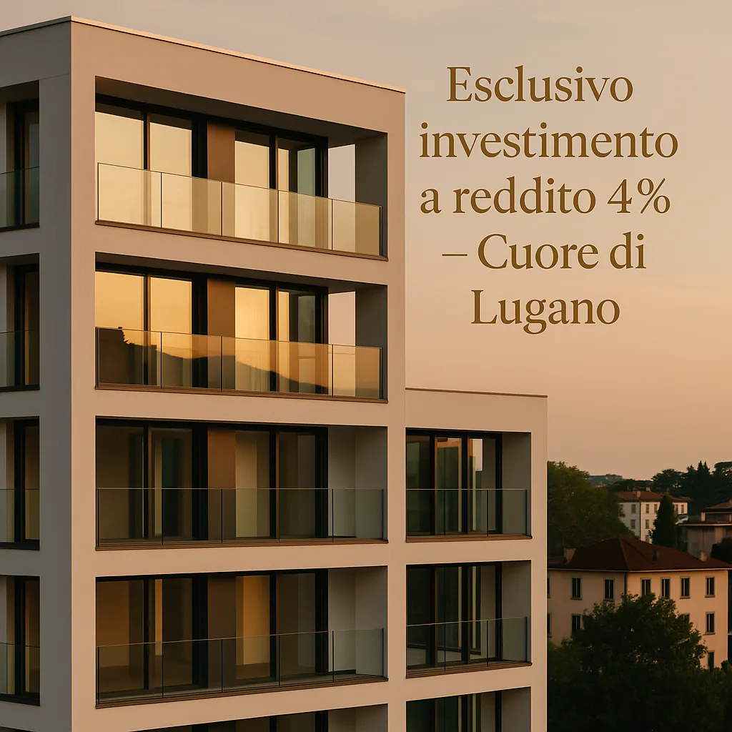 Exklusives Einkommensinvestment mit 4% Rendite im Herzen von Lugano