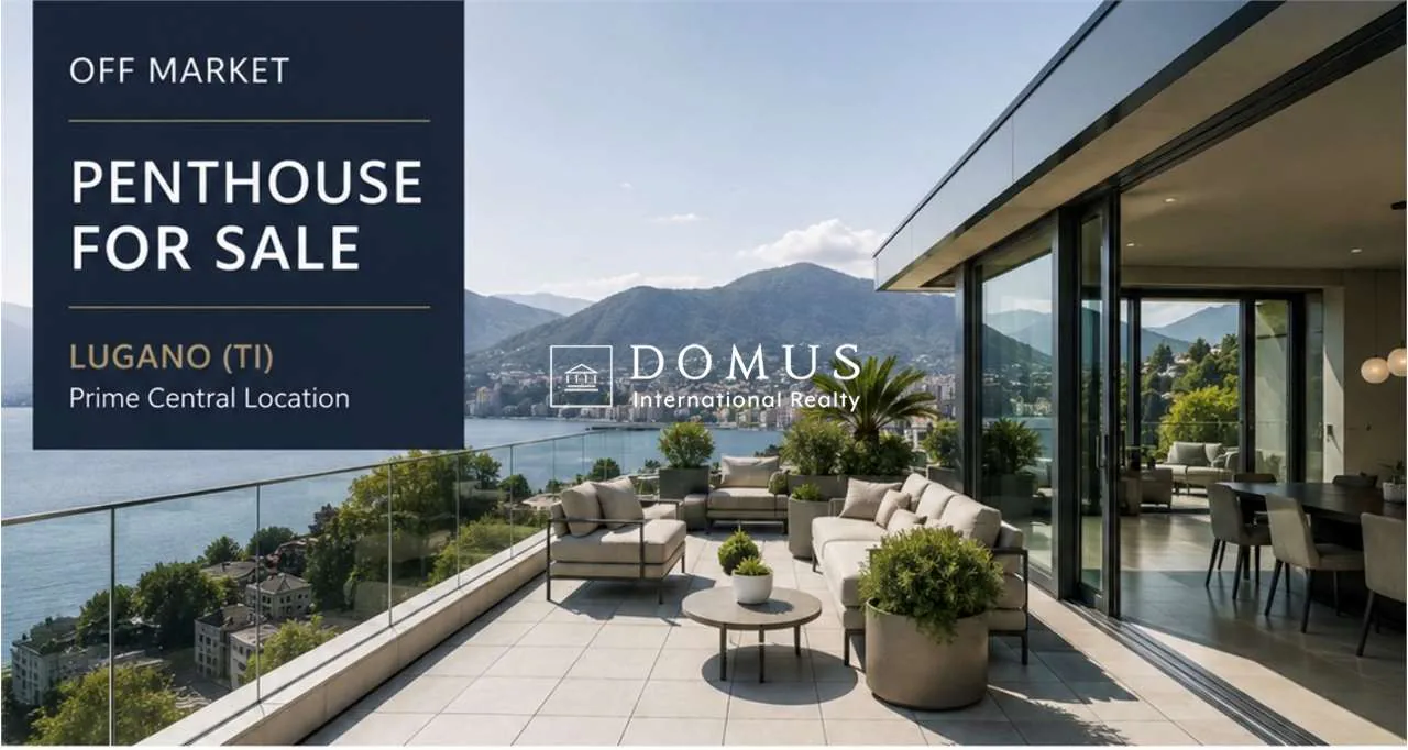 Appartement en attique central avec vue sur le lac
