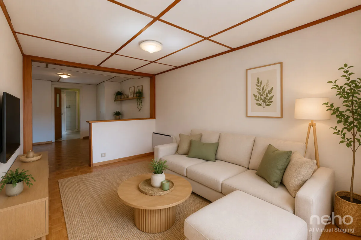 Appartement 2.5 Zimmer in Erde ? Absolute Ruhe und großes Potenzial