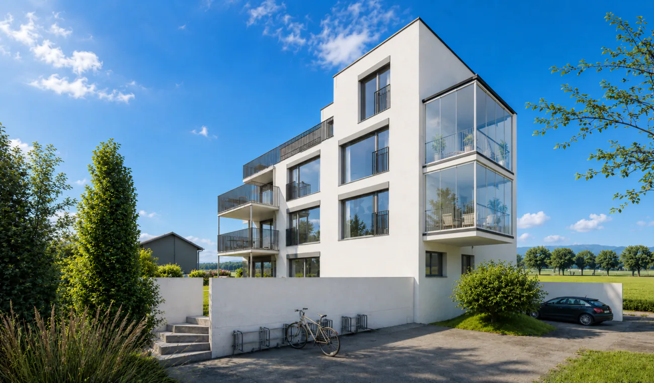 Bauland mit bewilligtem Projekt für MFH