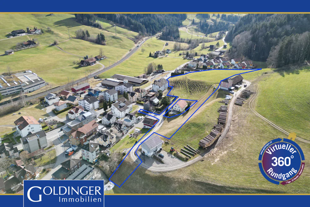 Building land in a sunny, unbeatable residential location with great potential