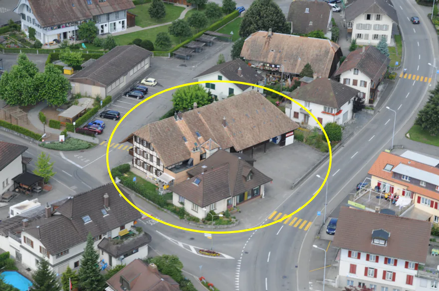 Proprietà residenziale e commerciale in una posizione centrale a Roggwil