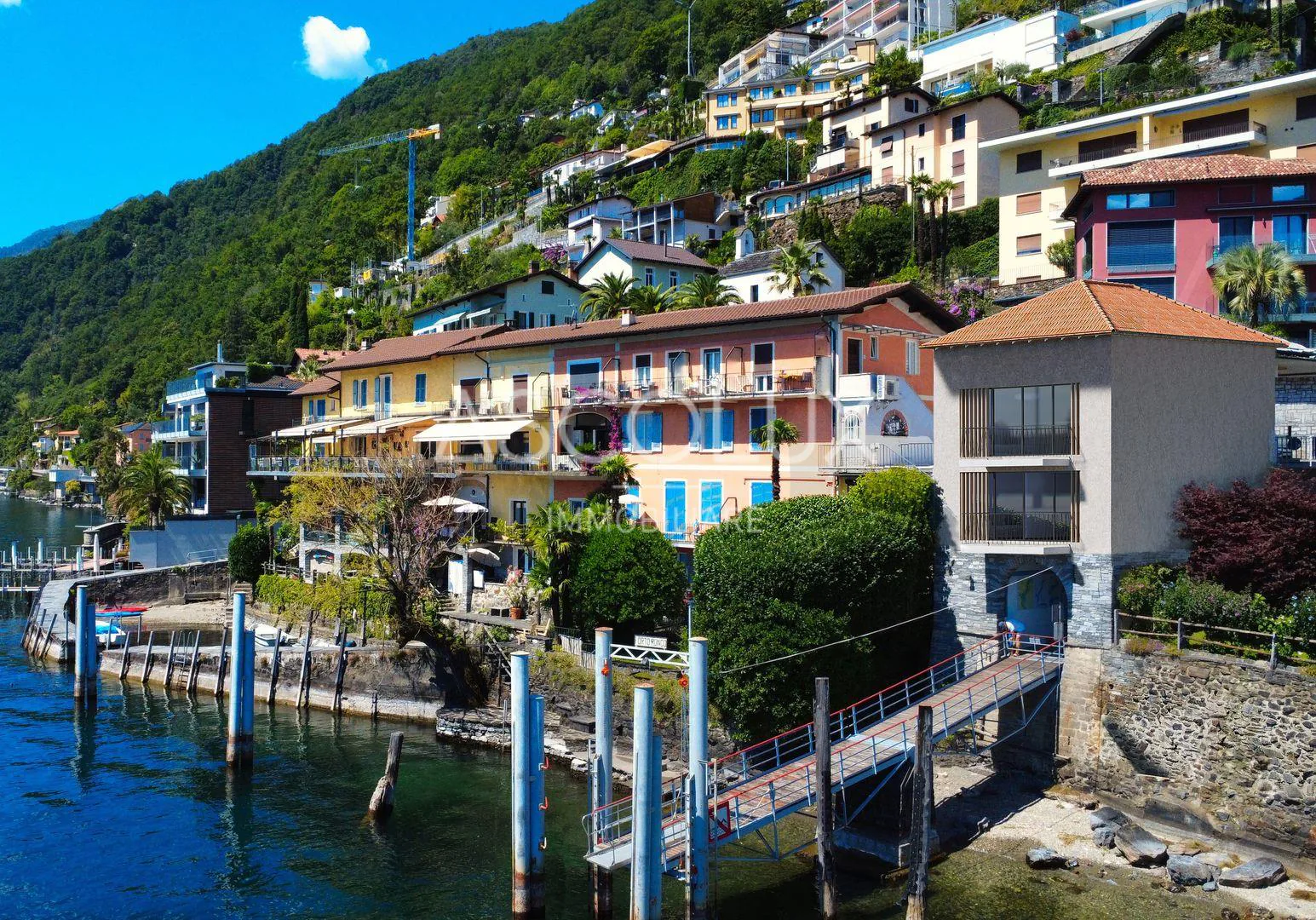 Projet de résidence avec vue imprenable sur le lac Majeur et les îles de Brissago