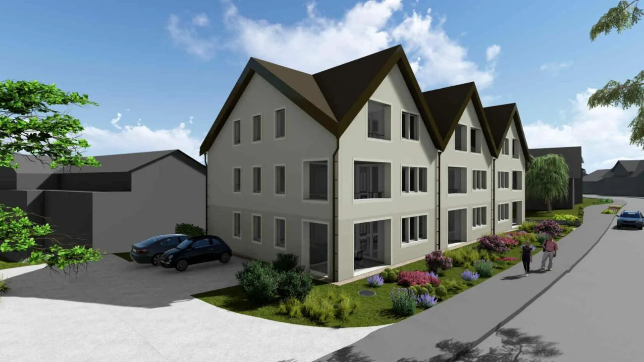 Newly built 4.5 room apartment on the ground floor