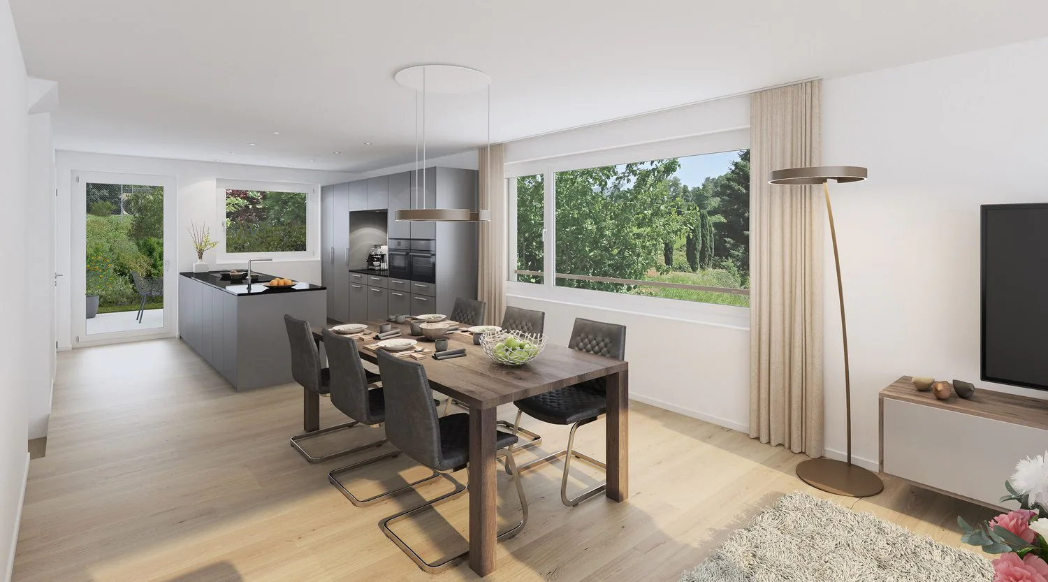 Zwei Seiten, ein Zuhause – Sonne und Weitblick im Süden, Ruhe und Kühle im Norden