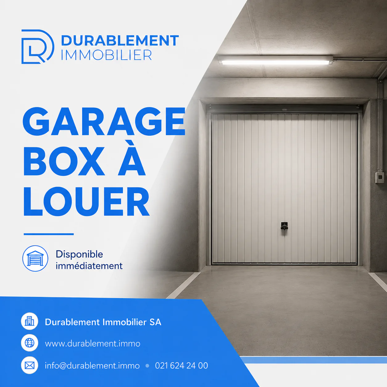 Garage box close to Malley (Lausanne)