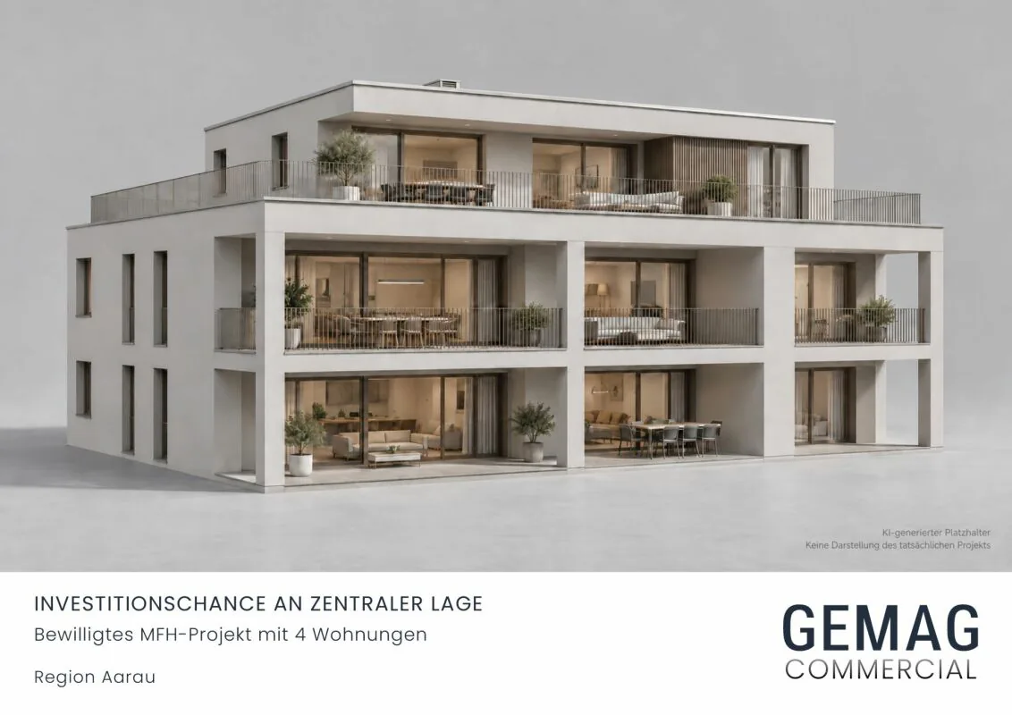Terreno con progetto MFH approvato - Regione di Aarau