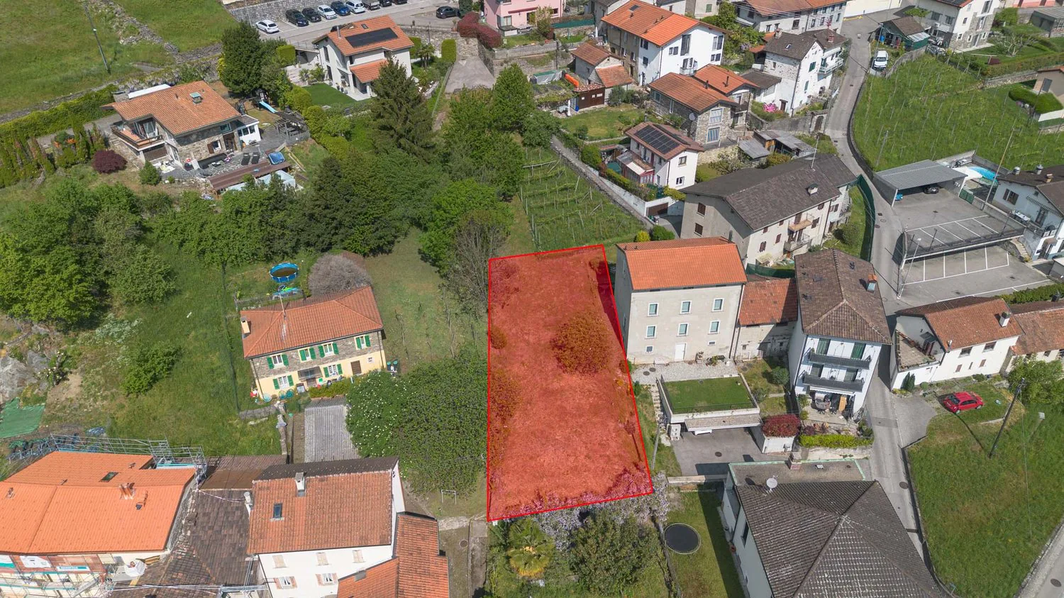 Bauplatz mit Genehmigung in Mezzovico