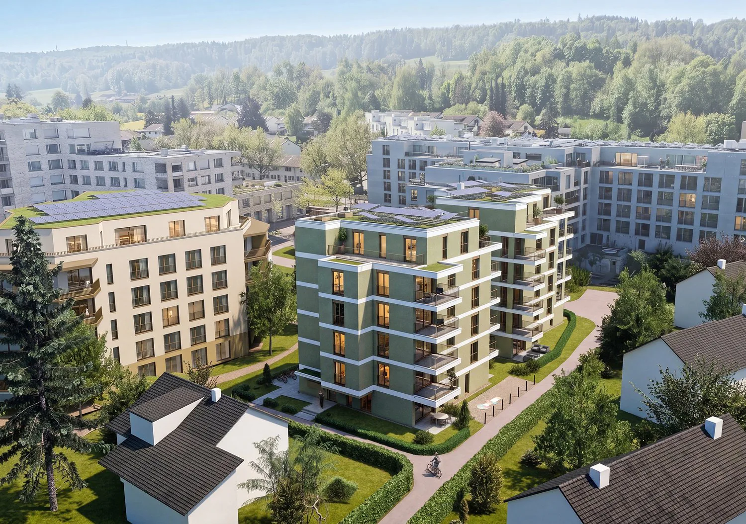 Annonce de projet - Ensemble de construction neuve avec caractère de quartier