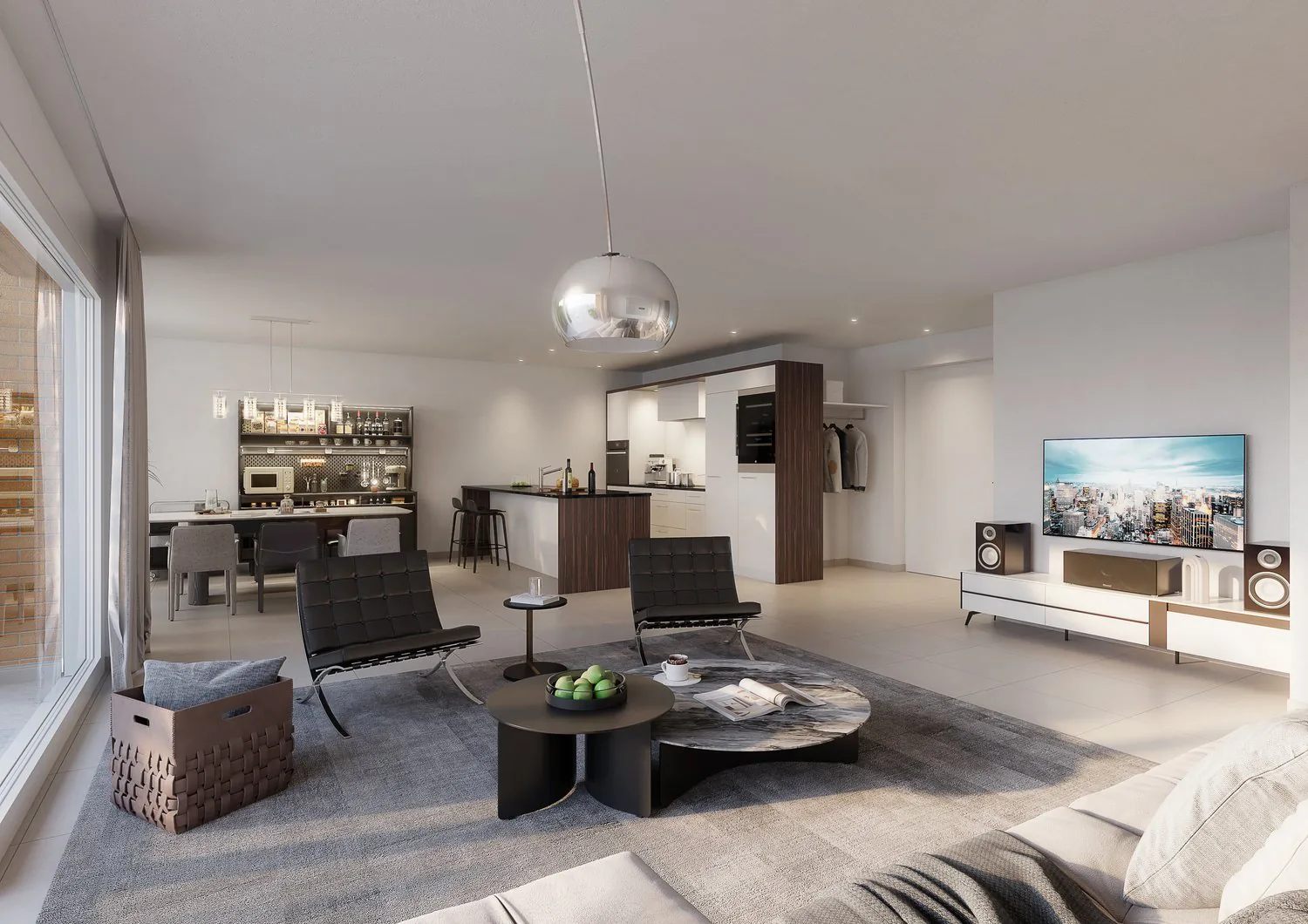 Appartement de jardin exclusif et calme, occasion