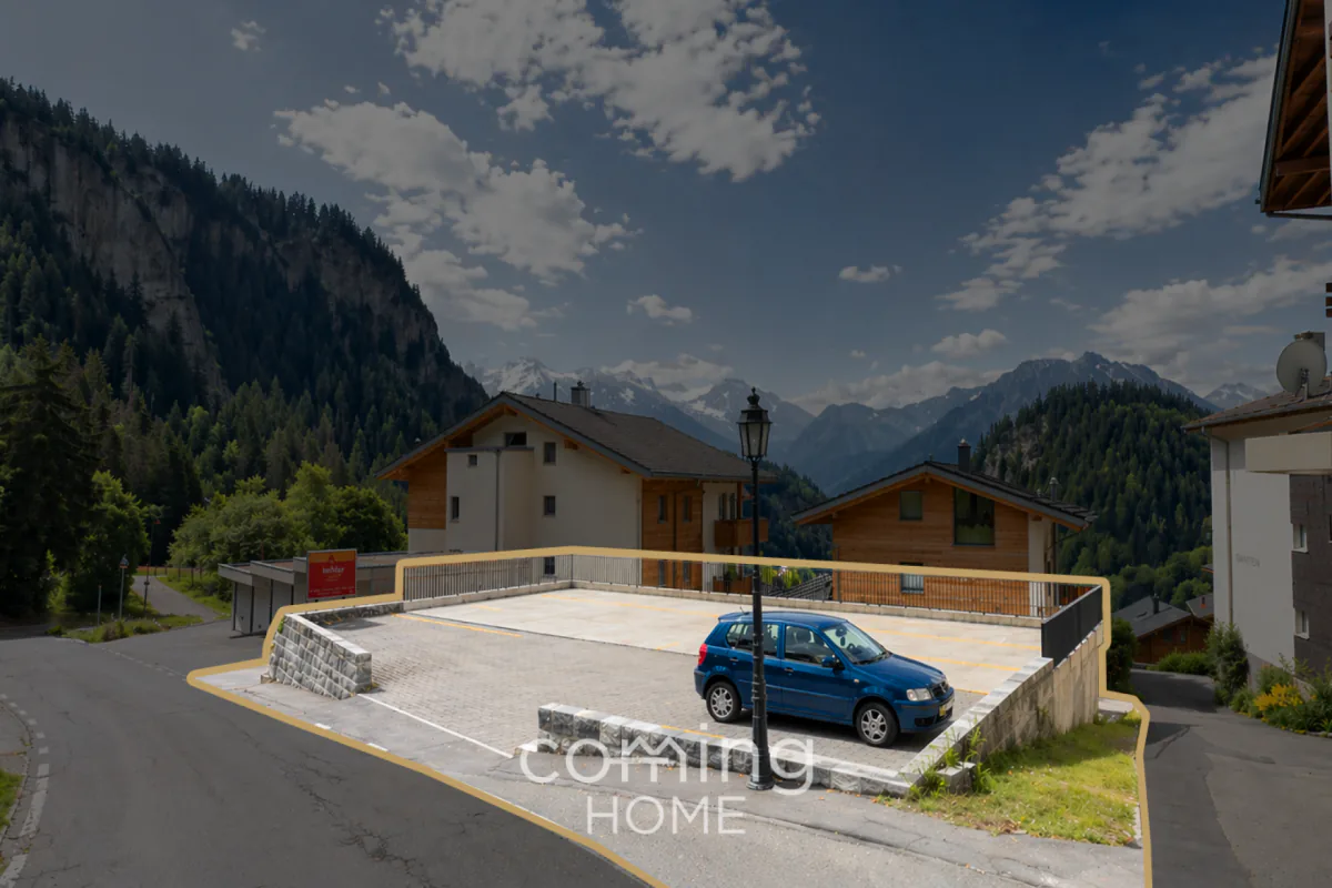 Terreno edificabile a Blatten bei Naters - 448 m², zona residenziale W3, progetto di costruzione approvato