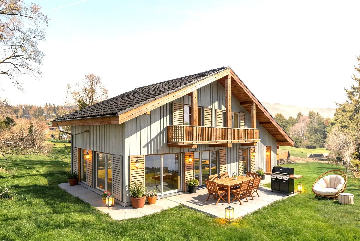 VILLA B - FOR SALE - Villa/Chalet on plans - (two steps from the Vue des Alpes)