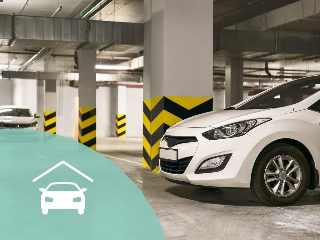 Rent of a parking space in a garage