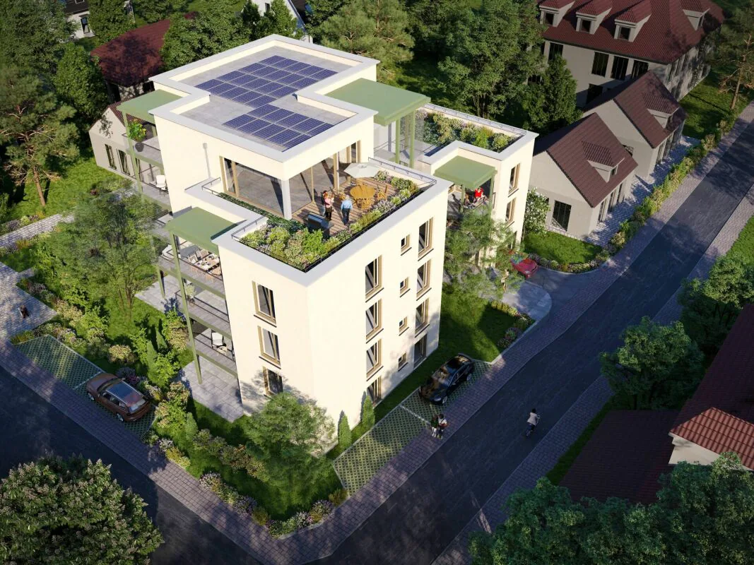 Spacious 4½-room attic apartment with 65 m² rooftop terrace