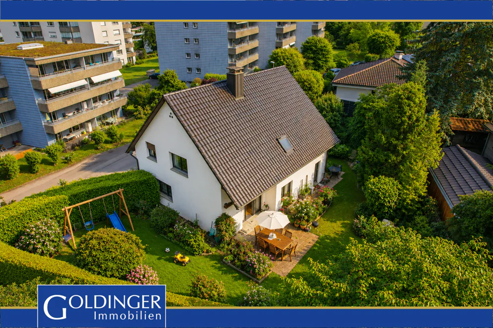 Familienglück mit Gartenparadies