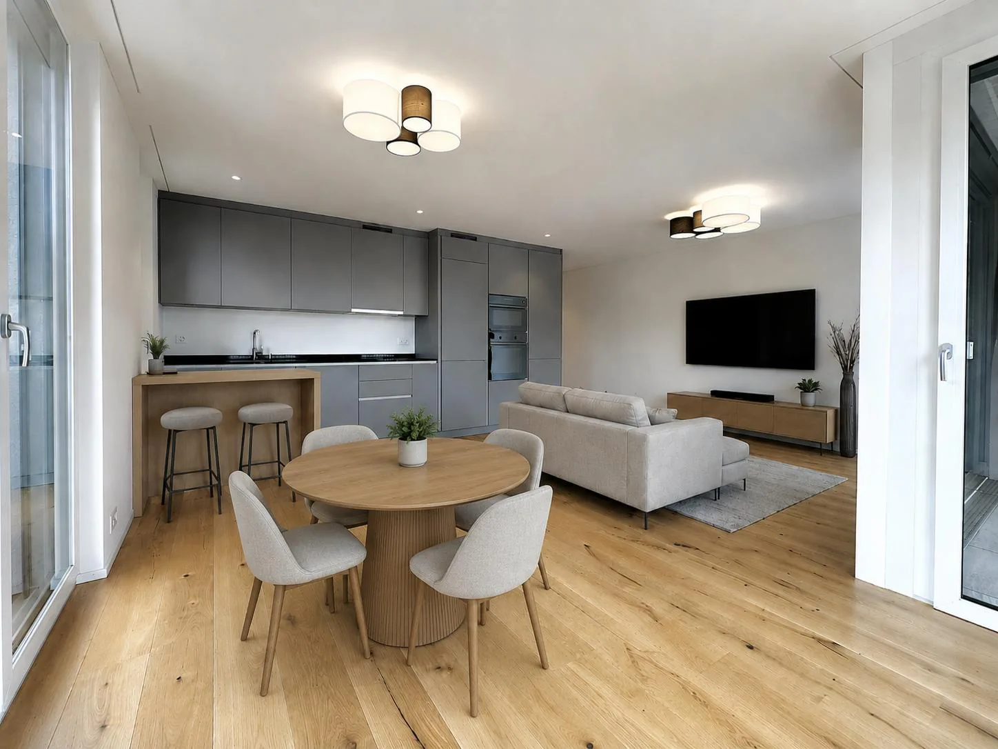 Wer Zürich kennt, wohnt bewusst in Wetzikon - 3.5 Zimmer, Eichenparkett, zwei Bäder