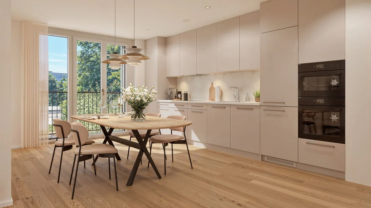 Appartement 4.5 pièces avec environ 62m² d'oasis de jardin privée