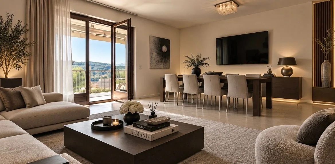 Villa avec jardin privé et vue agréable
