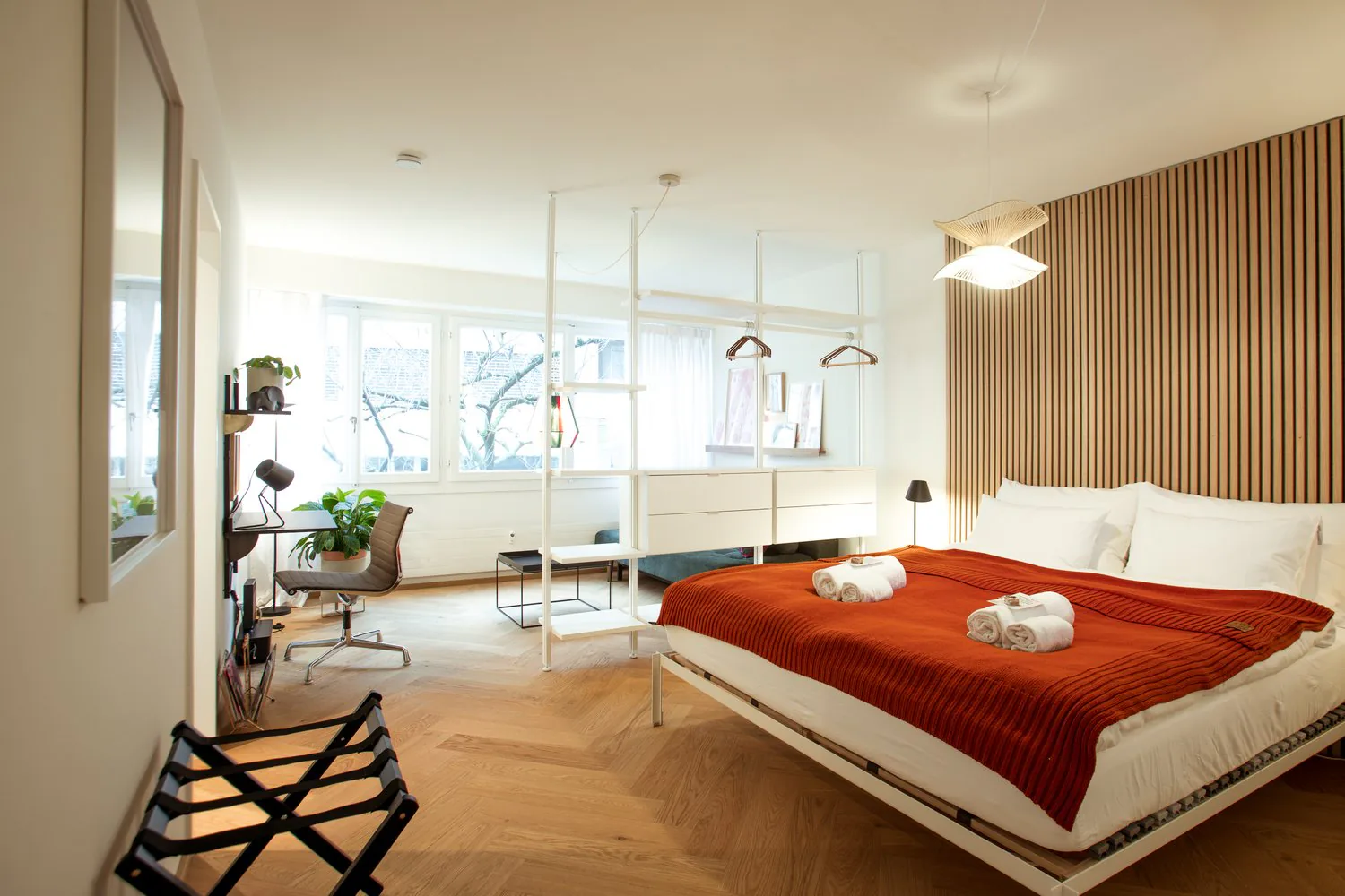Appartement 1.5 pièces meublé avec style à Kleinbasel – côté cour calme, tout compris, à partir de 6 mois
