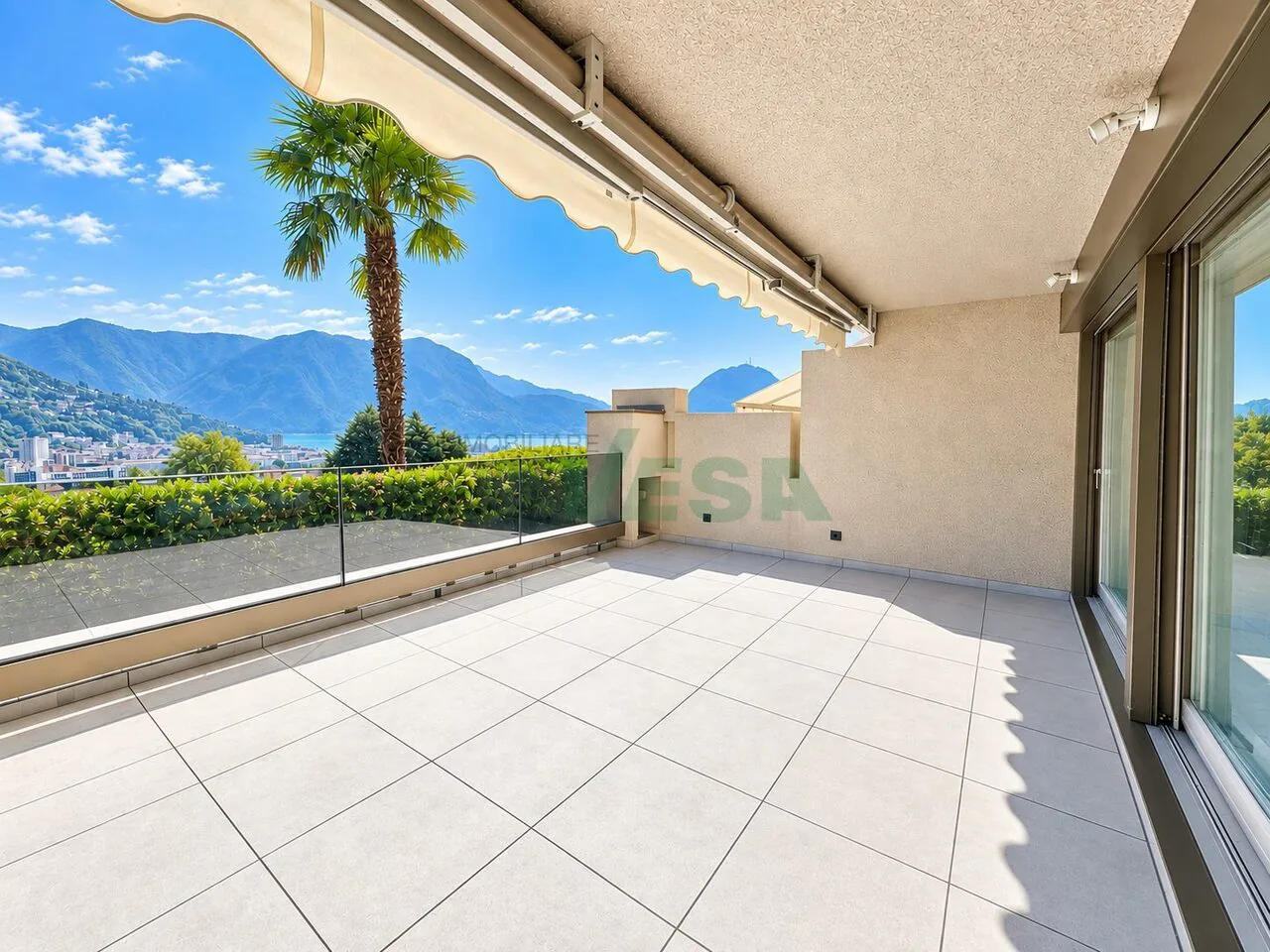 Moderno e luminoso appartamento 2 locali con splendida vista lago