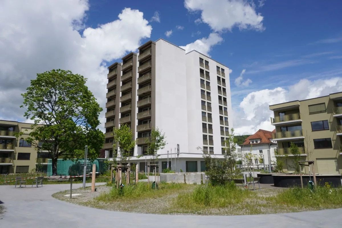 Alterswohnungen: Hindernisfreie 1-Zimmer-Wohnung beim Gesundheitszentrum Brugg