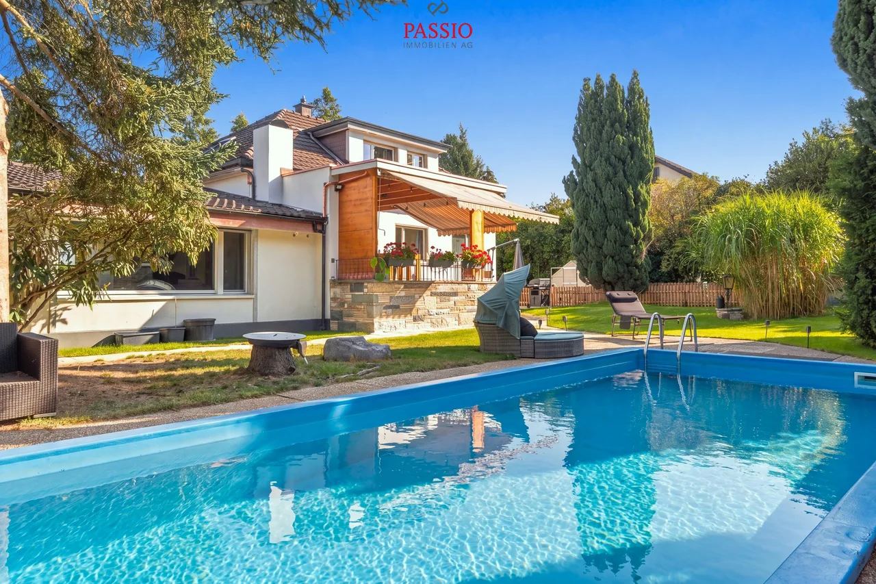 Wohnen mit Charakter - Gartenidylle mit privatem Pool