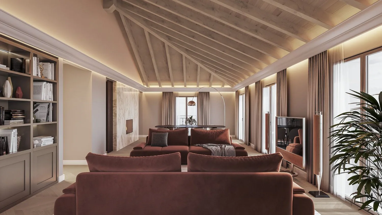 ELEGANT PENTHOUSE 5.5 PIÈCES AU COEUR DE LA VILLE