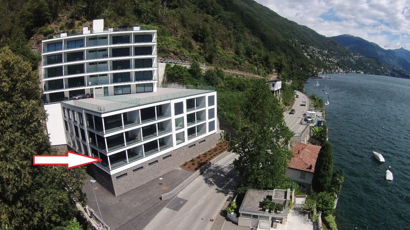 3 ½-room apartment with terrace and panoramic view of Lake Maggiore
