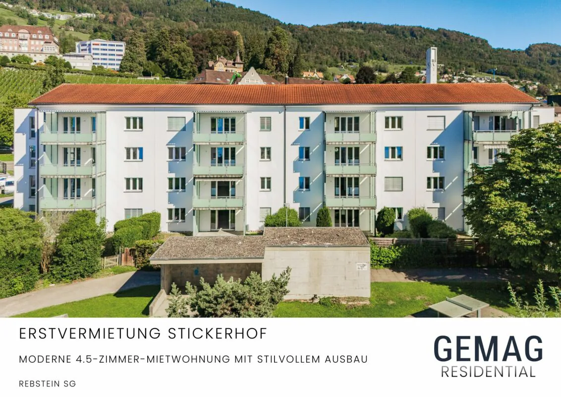 Erstvermietung Stickerhof - Moderne 4.5-Zimmer-Mietwohnung mit stilvollem Ausbau