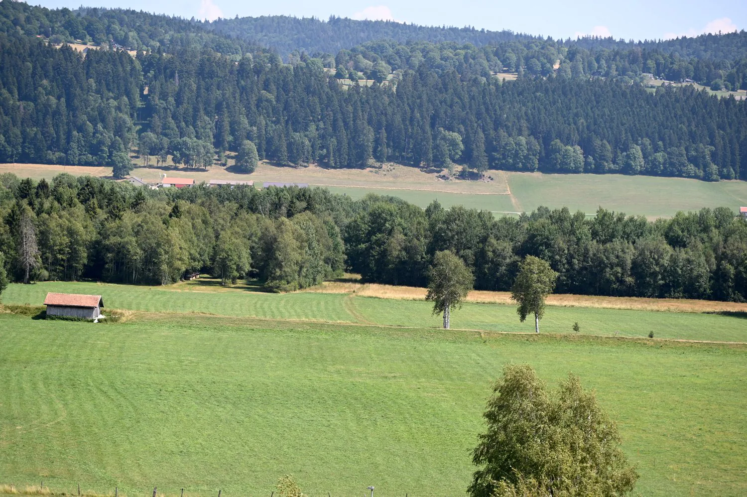 Helles Dachgeschosswohnung mit Panoramaterrasse in Les Ponts-de-Martel