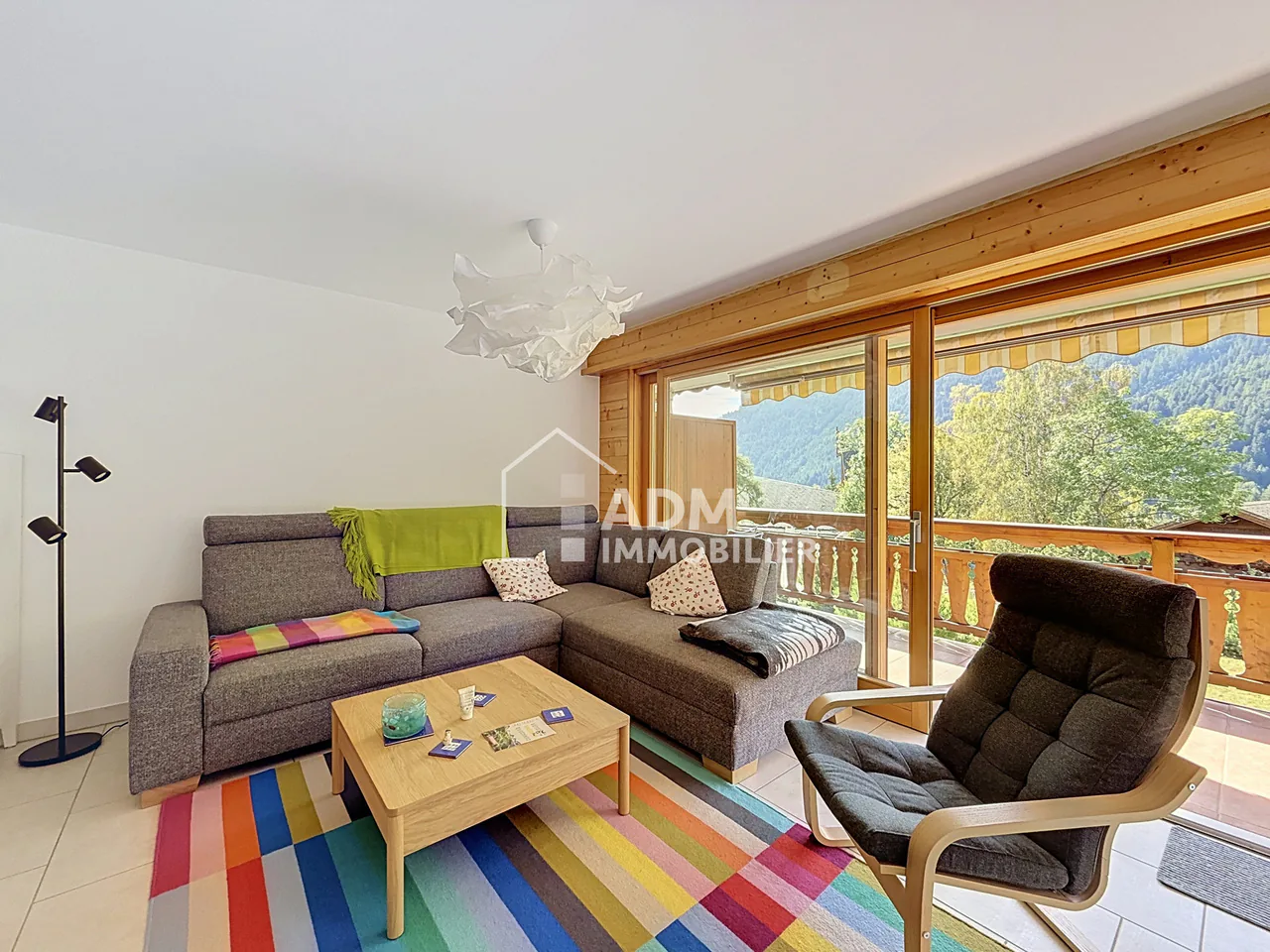 Ovronnaz, 3.5-Zimmer-Wohnung mit freier Sicht auf die Alpen