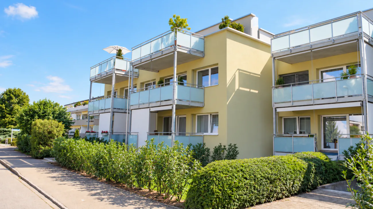 Relaxation in a quiet residential area