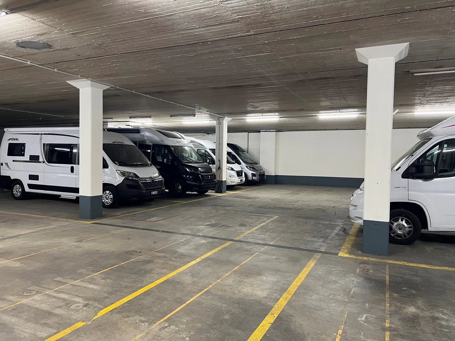 Places de stationnement pour campeurs