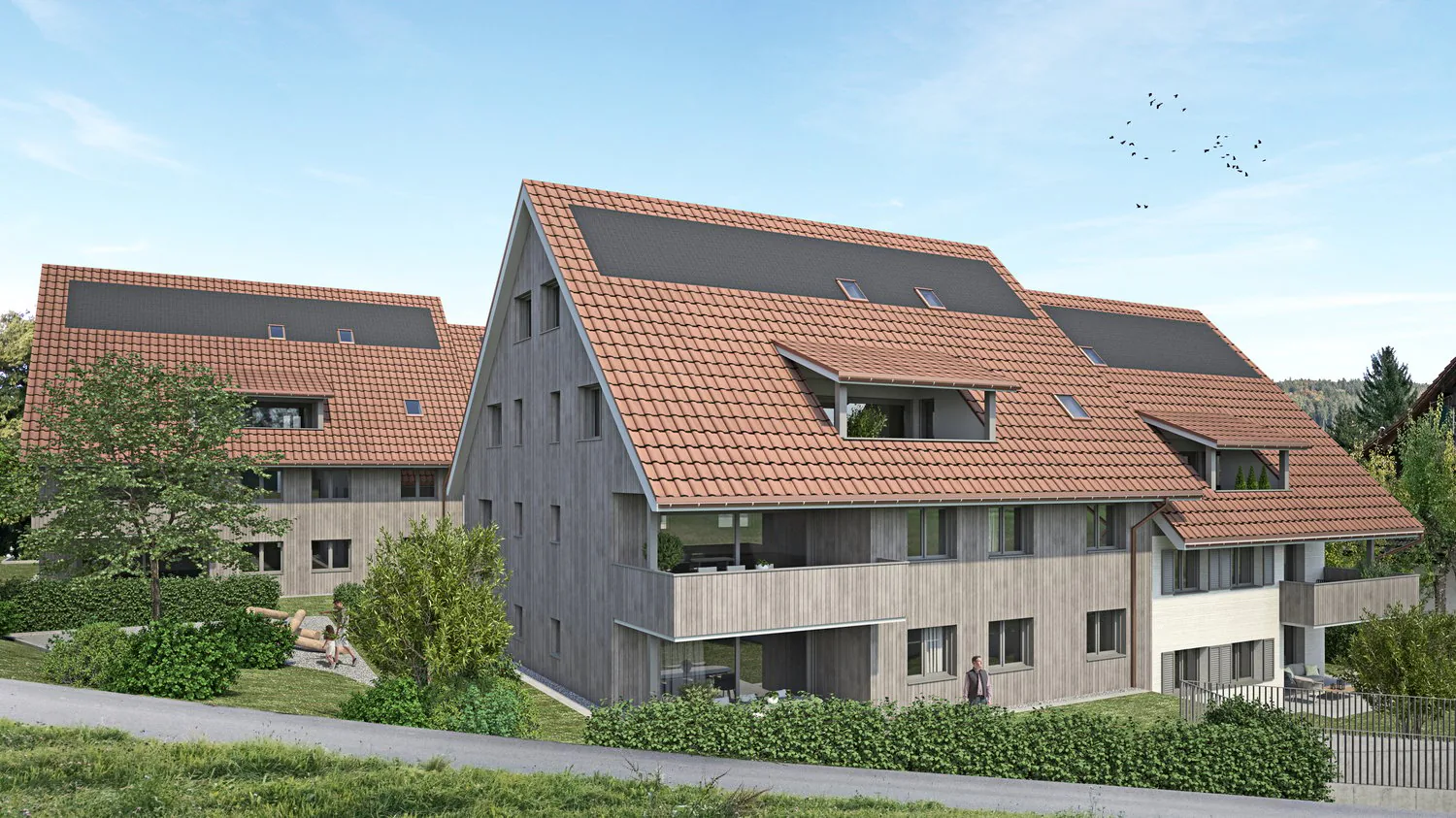 Rêve de vie luxueux au-dessus des toits : Appartement d'attique neuf exclusif avec accès direct par ascenseur