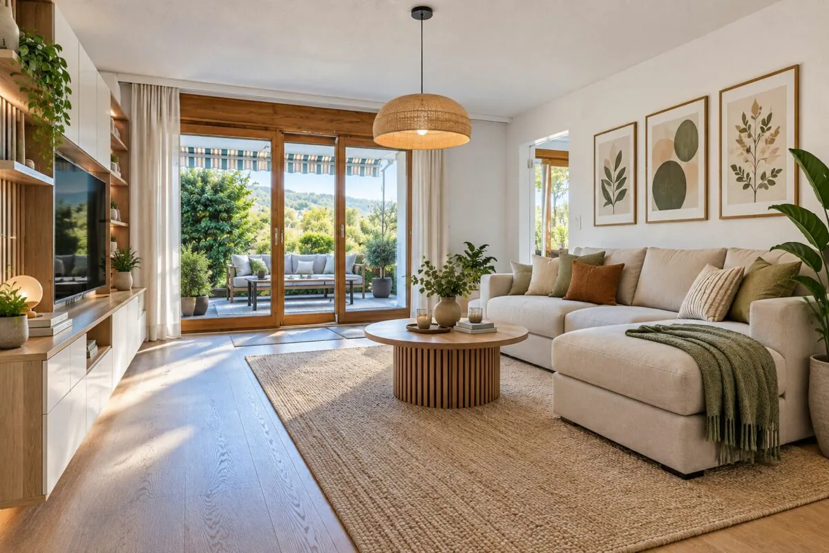 Appartement-jardin 4.5 pièces avec vue loin dans le vert