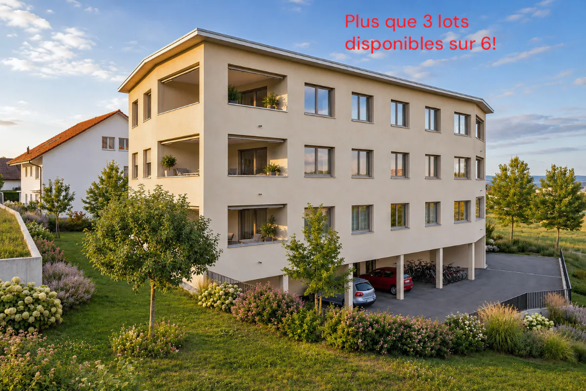 3½ room apartment in a high-end promotion in Vuadens