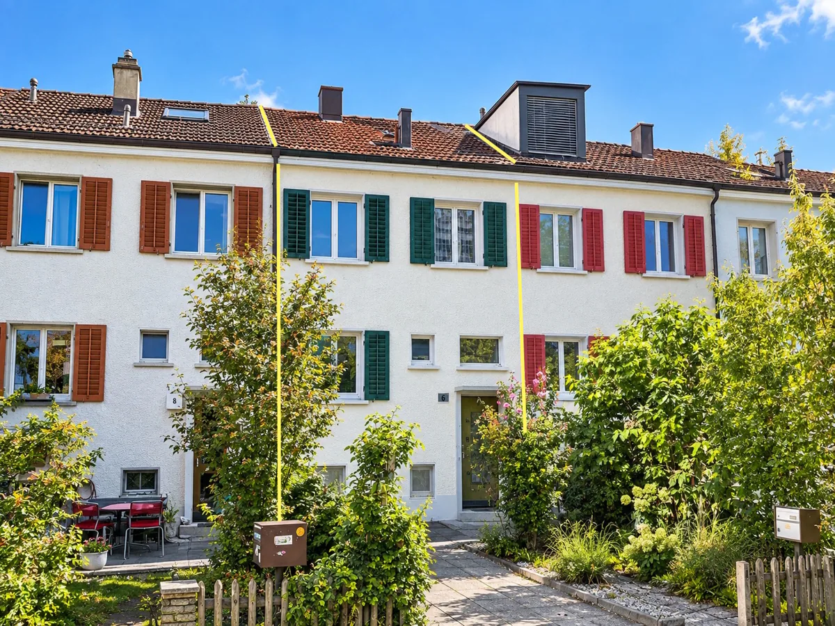Familienfreundliches Reihenmittelhaus an Privatstrasse (Wohnstrasse)