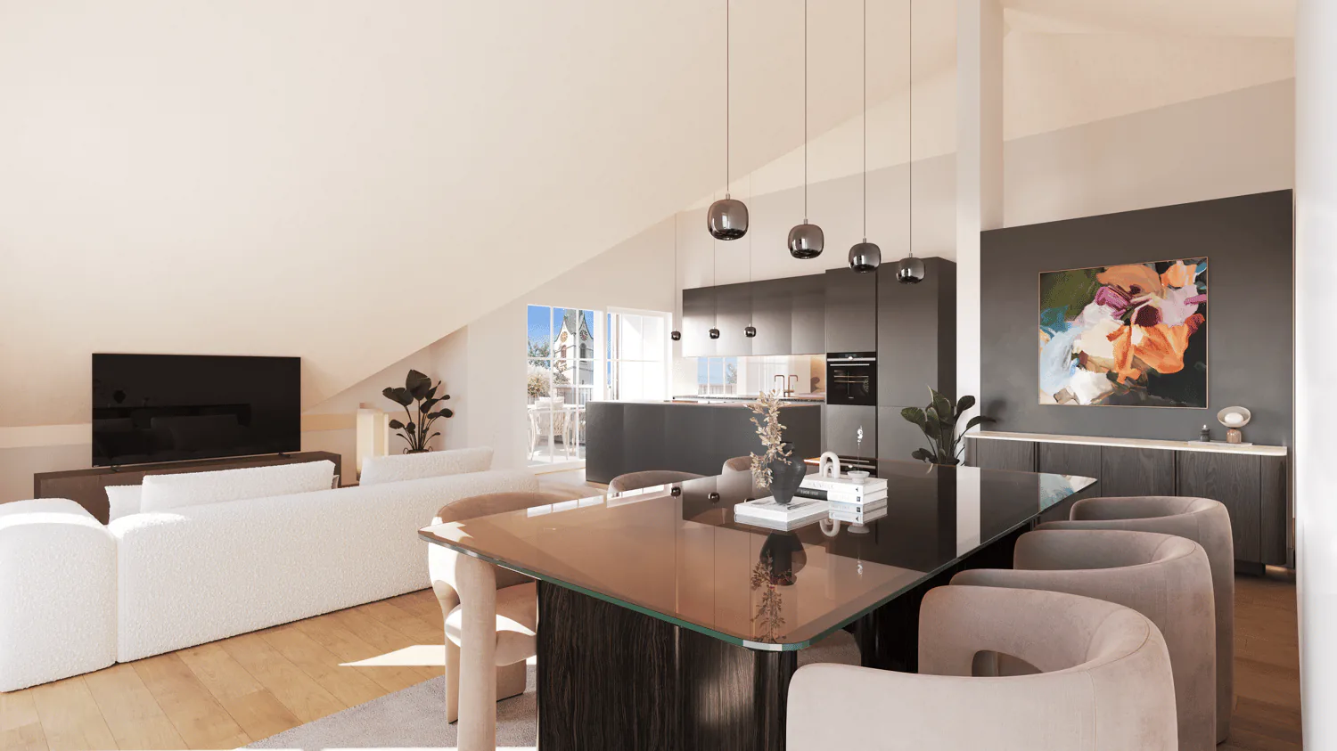 Attrazione Eschenz – Appartamenti nuovi esclusivi in stile di casa di campagna elegante