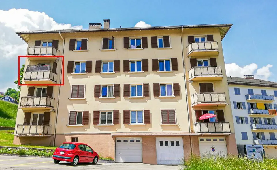 Appartamento di 3,5 locali al 2° piano con balcone