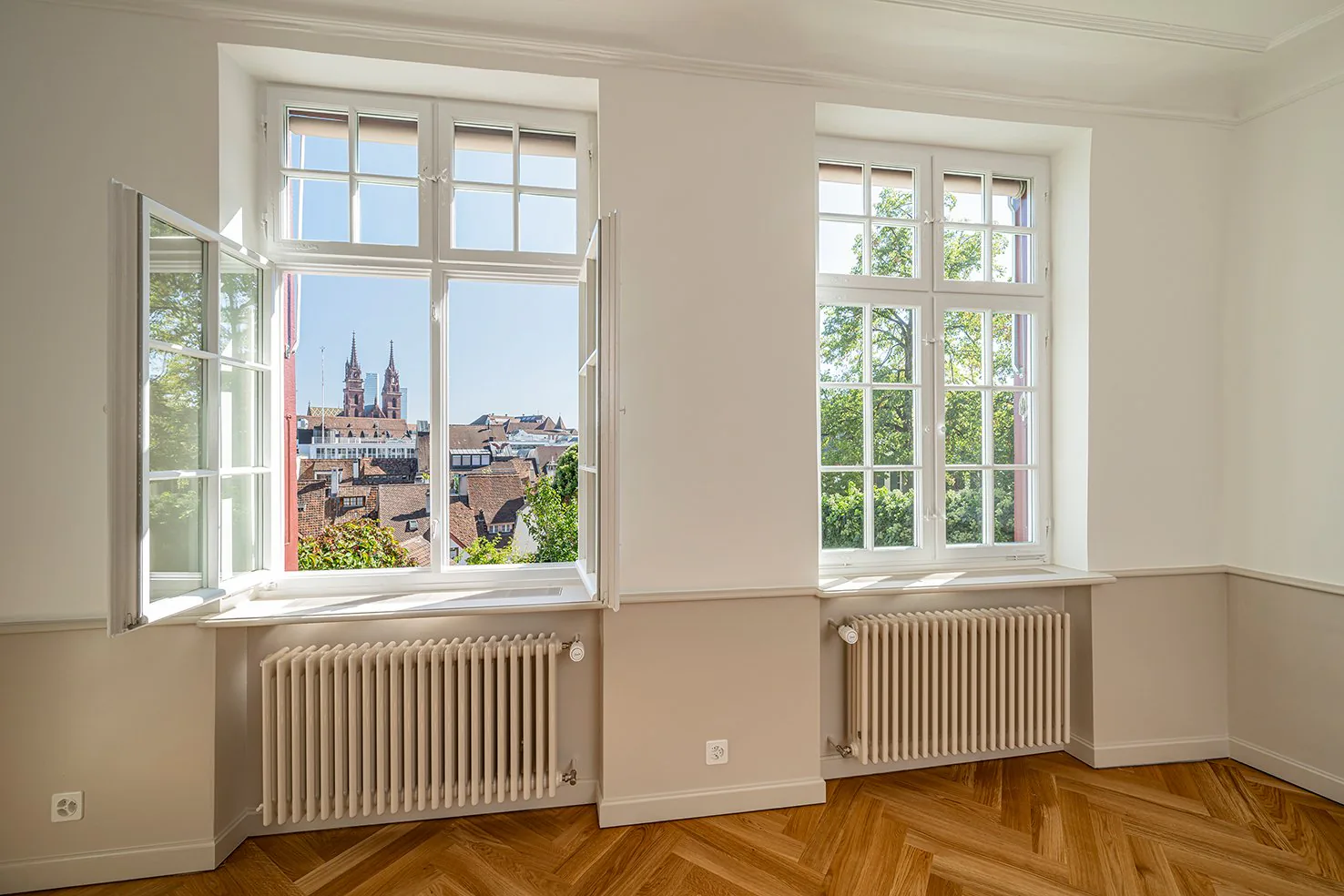 Un morceau d'histoire de la vieille ville de Bâle - maisonnette exceptionnelle sur Leonhardskirchplatz