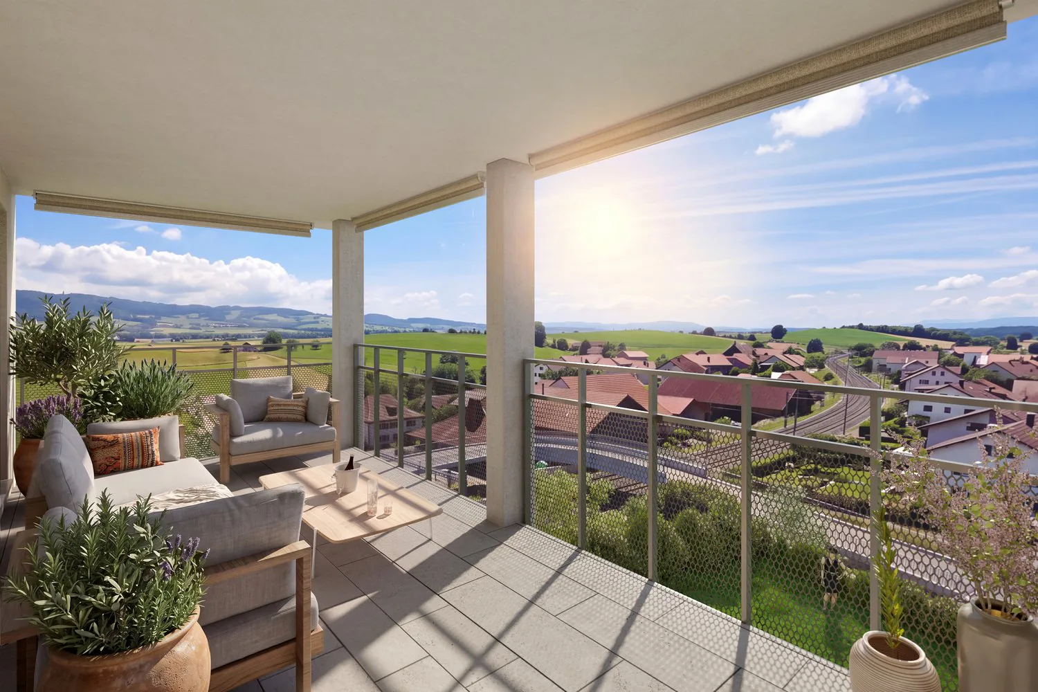 A 143 m² triplex with generous volumes