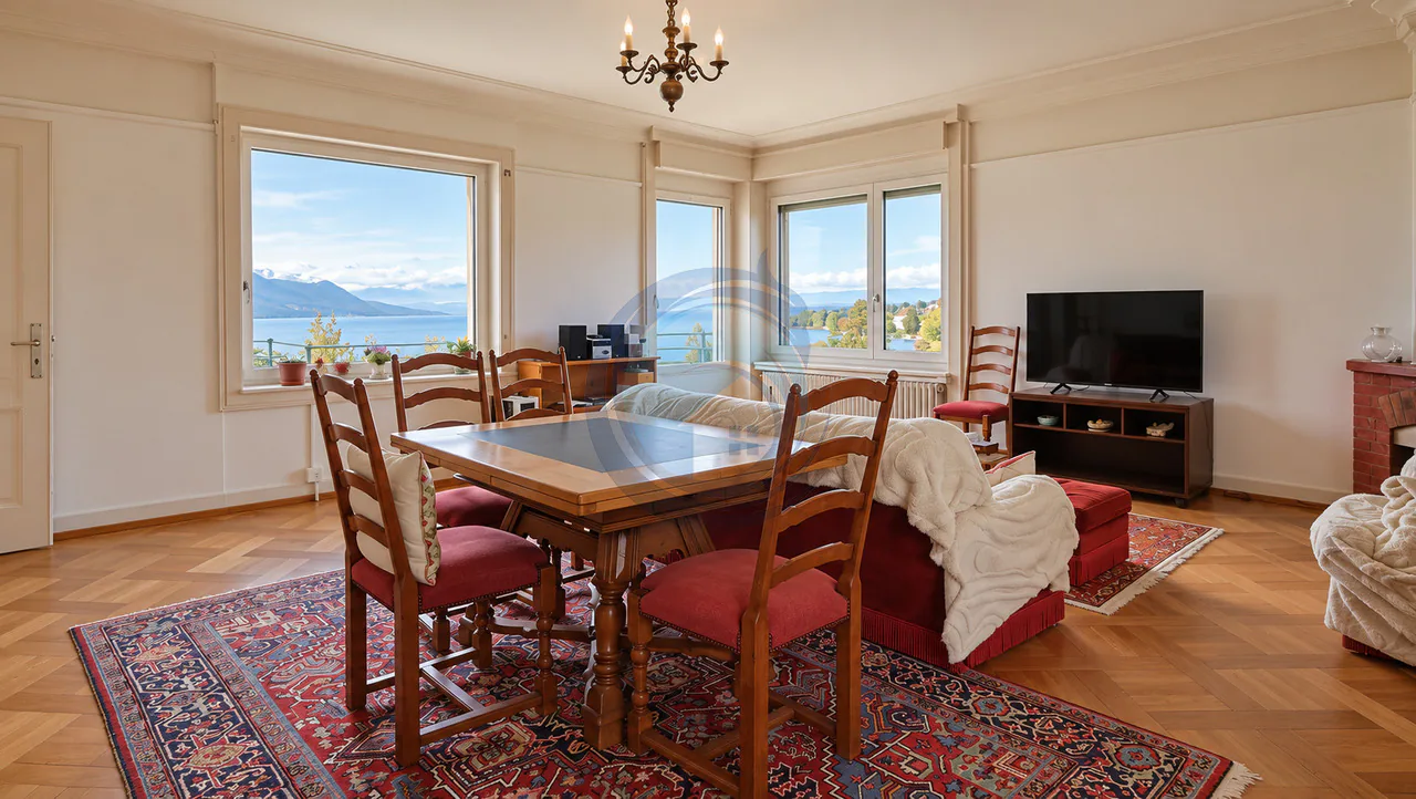 SPACIEUX APPARTEMENT DE 4,5 PIÈCES AVEC VUE PANORAMIQUE SUR LE LAC