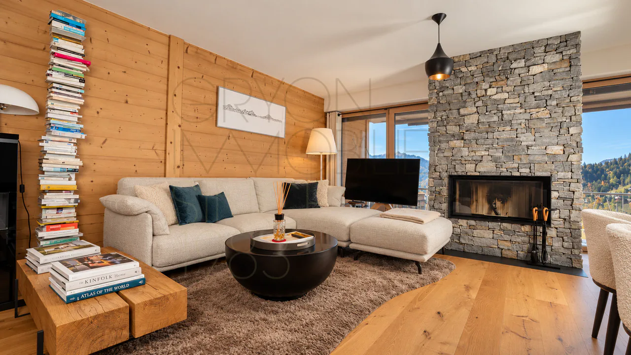 Zentrum von Villars, 4,5 Zimmer von hohem Standard (128 m², 2020)